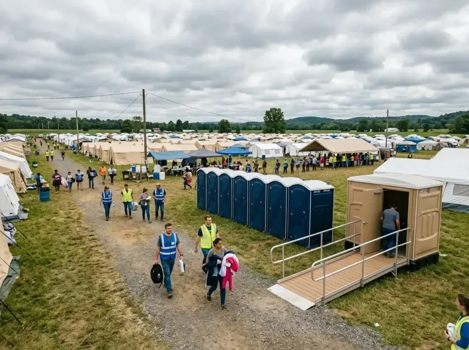 disaster-relief-camp-restrooms-010 — frequently asked questions, Dumpster & Portable Bathrooms Rental in Selbyville, DE